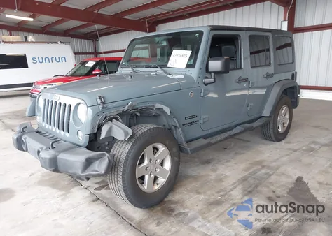 2014 Jeep Wrangler Unlimited Sport z USA, uszkodzony, nr VIN 1C4BJWDG2EL208628